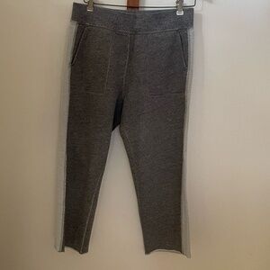 Rag & Bone  Heather Gray Side Stripe Sweat Pants  Size small